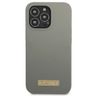 Guess GUHMP13LSPLG iPhone 13 Pro / 13 6,1" szary/grey hard case Silicone Logo Plate MagSafe na NearMe.pl