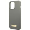 Guess GUHMP13LSPLG iPhone 13 Pro / 13 6,1" szary/grey hard case Silicone Logo Plate MagSafe na NearMe.pl