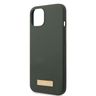 Guess GUHMP13MSBPLA iPhone 13 / 14 / 15 6.1" zielony/khaki hard case Silicone Logo Plate MagSafe na NearMe.pl