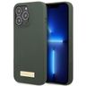 Guess GUHMP13LSPLA iPhone 13 Pro / 13 6,1" zielony/khaki hard case Silicone Logo Plate MagSafe na NearMe.pl