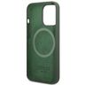 Guess GUHMP13LSPLA iPhone 13 Pro / 13 6,1" zielony/khaki hard case Silicone Logo Plate MagSafe na NearMe.pl