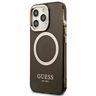 Guess GUHMP13LHTCMK iPhone 13 Pro / 13 6,1" czarny/black hard case Gold Outline Translucent MagSafe na NearMe.pl