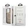 Guess GUHMP13XHTCMK iPhone 13 Pro Max 6,7" czarny/black hard case Gold Outline Translucent MagSafe na NearMe.pl