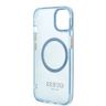 Guess GUHMP13MHTCMB iPhone 13 / 14 / 15 6.1" niebieski/blue hard case Gold Outline Translucent MagSafe na NearMe.pl