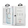 Guess GUHMP13XHTCMB iPhone 13 Pro Max6,7" niebieski/blue hard case Gold Outline Translucent MagSafe na NearMe.pl