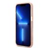 Guess GUHMP13MHTCMP iPhone 13 / 14 / 15 6.1" różowy/pink hard case Gold Outline Translucent MagSafe na NearMe.pl