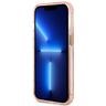 Guess GUHMP13XHTCMP iPhone 13 Pro Max 6,7" różowy/pink hard case Gold Outline Translucent MagSafe na NearMe.pl