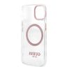 Guess GUHMP13MHTRMP iPhone 13 / 14 / 15 6.1" różowy/pink hard case Metal Outline Magsafe na NearMe.pl
