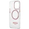 Guess GUHMP13XHTRMP iPhone 13 Pro Max 6,7" różowy/pink hard case Metal Outline Magsafe na NearMe.pl