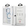 Guess GUHMP13LHTRMB iPhone 13 Pro / 13 6,1" niebieski/blue hard case Metal Outline Magsafe na NearMe.pl