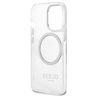 Guess GUHMP13LHTRMS iPhone 13 Pro / 13 6,1" srebrny/silver hard case Metal Outline Magsafe na NearMe.pl