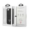 Guess GUHCI8PSATPK iPhone 7/8 SE 2020 / SE 2022 hardcase czarny/black hardcase Saffiano Triangle Logo Cardslot na NearMe.pl