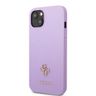 Guess GUHCP13SPS4MU iPhone 13 mini 5,4" purpurowy/purple hardcase Saffiano 4G Small Metal Logo na NearMe.pl