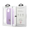 Guess GUHCP13SPS4MU iPhone 13 mini 5,4" purpurowy/purple hardcase Saffiano 4G Small Metal Logo na NearMe.pl