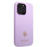 Guess GUHCP13XPS4MU iPhone 13 Pro Max 6,7" purpurowy/purple hardcase Saffiano 4G Small Metal Logo na NearMe.pl