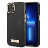 Guess GUHMP13MSAPSTK iPhone 13 / 14 / 15 6.1" czarny/black hardcase Peony Logo Plate MagSafe na NearMe.pl