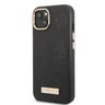 Guess GUHMP13MSAPSTK iPhone 13 / 14 / 15 6.1" czarny/black hardcase Peony Logo Plate MagSafe na NearMe.pl