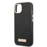 Guess GUHMP13MSAPSTK iPhone 13 / 14 / 15 6.1" czarny/black hardcase Peony Logo Plate MagSafe na NearMe.pl