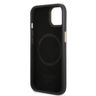 Guess GUHMP13MSAPSTK iPhone 13 / 14 / 15 6.1" czarny/black hardcase Peony Logo Plate MagSafe na NearMe.pl