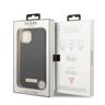 Guess GUHMP13MSAPSTK iPhone 13 / 14 / 15 6.1" czarny/black hardcase Peony Logo Plate MagSafe na NearMe.pl