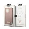 Guess GUHMP13LSAPSTP iPhone 13 Pro / 13 6,1" różowy/pink hardcase Peony Logo Plate MagSafe na NearMe.pl