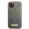Guess GUHMP13MSAPSTG iPhone 13 / 14 / 15 6.1" szary/grey hardcase Peony Logo Plate MagSafe na NearMe.pl