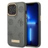 Guess GUHMP13LSAPSTG iPhone 13 Pro / 13 6,1" szary/grey hardcase Peony Logo Plate MagSafe na NearMe.pl
