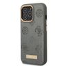 Guess GUHMP13LSAPSTG iPhone 13 Pro / 13 6,1" szary/grey hardcase Peony Logo Plate MagSafe na NearMe.pl