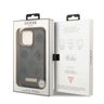 Guess GUHMP13LSAPSTG iPhone 13 Pro / 13 6,1" szary/grey hardcase Peony Logo Plate MagSafe na NearMe.pl