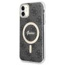 Zestaw Guess GUBPN61H4EACSK Case+Charger iPhone 11 6,1" czarny/black hard case 4G Print MagSafe na NearMe.pl