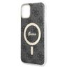 Zestaw Guess GUBPN61H4EACSK Case+Charger iPhone 11 6,1" czarny/black hard case 4G Print MagSafe na NearMe.pl