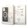 Zestaw Guess GUBPP12MH4EACSK Case+ Charger iPhone 12/12 Pro czarny/black hard case 4G Print MagSafe na NearMe.pl