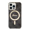 Zestaw Guess GUBPP13XH4EACSK Case+ Charger iPhone 13 Pro Max czarny/black hard case 4G Print MagSafe na NearMe.pl