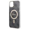 Zestaw Guess GUBPP14SH4EACSK Case+ Charger iPhone 14 / 15 / 13 6,1" czarny/black hard case 4G Print MagSafe na NearMe.pl