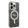 Zestaw Guess GUBPP14XH4EACSK Case+ Charger iPhone 14 Pro Max 6,7" czarny/black hard case 4G Print MagSafe na NearMe.pl