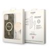 Zestaw Guess GUBPN61H4EACSW Case+Charger iPhone 11 6,1" brązowy/brown hard case 4G Print MagSafe na NearMe.pl
