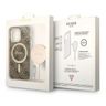 Zestaw Guess GUBPP13LH4EACSW Case+ Charger iPhone 13 Pro brązowy/brown hard case 4G Print MagSafe na NearMe.pl