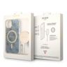 Zestaw Guess GUBPP14SH4EACSB Case+ Charger iPhone 14 / 15 / 13 6,1" niebieski/blue hard case 4G Print MagSafe na NearMe.pl