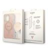 Zestaw Guess GUBPP13XH4EACSP Case+ Charger iPhone 13 Pro Max różowy/pink hard case 4G Print MagSafe na NearMe.pl
