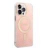 Zestaw Guess GUBPP13XH4EACSP Case+ Charger iPhone 13 Pro Max różowy/pink hard case 4G Print MagSafe na NearMe.pl