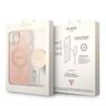Zestaw Guess GUBPP14SH4EACSP Case+ Charger iPhone 14 / 15 / 13 6,1" różowy/pink hard case 4G Print MagSafe na NearMe.pl
