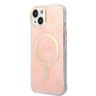 Zestaw Guess GUBPP14MH4EACSP Case+ Charger iPhone 14 Plus / 15 Plus 6.7" różowy/pink hard case 4G Print MagSafe na NearMe.pl