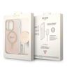 Zestaw Guess GUBPP14LH4EACSP Case+ Charger iPhone 14 Pro 6,1" różowy/pink hard case 4G Print MagSafe na NearMe.pl
