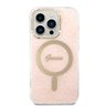 Zestaw Guess GUBPP14XH4EACSP Case+ Charger iPhone 14 Pro Max 6,7" różowy/pink hard case 4G Print MagSafe na NearMe.pl