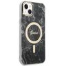 Zestaw Guess GUBPP14MHMEACSK Case+ Charger iPhone 14 Plus / 15 Plus 6.7" czarny/black hard case Marble MagSafe na NearMe.pl