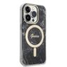 Zestaw Guess GUBPP14XHMEACSK Case+ Charger iPhone 14 Pro Max 6,7" czarny/black hard case Marble MagSafe na NearMe.pl