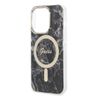Zestaw Guess GUBPP14XHMEACSK Case+ Charger iPhone 14 Pro Max 6,7" czarny/black hard case Marble MagSafe na NearMe.pl