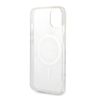 Zestaw Guess GUBPP14MHMEACSH Case+ Charger iPhone 14 Plus / 15 Plus 6.7" biały/white hard case Marble MagSafe na NearMe.pl
