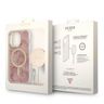 Zestaw Guess GUBPP14LHJEACSP Case+ Charger iPhone 14 Pro 6,1" różowy/pink hard case Jungle MagSafe na NearMe.pl