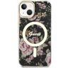 Guess GUHMP14MHCFWSK iPhone 14 Plus/ 15 Plus 6.7" czarny/black hardcase Flower MagSafe na NearMe.pl
